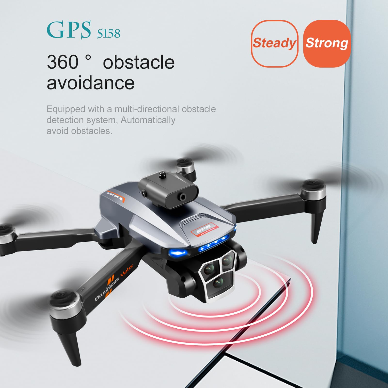 Amazon.com: Dodoore S158 GPS Drone with Camera for Beginner, 8K