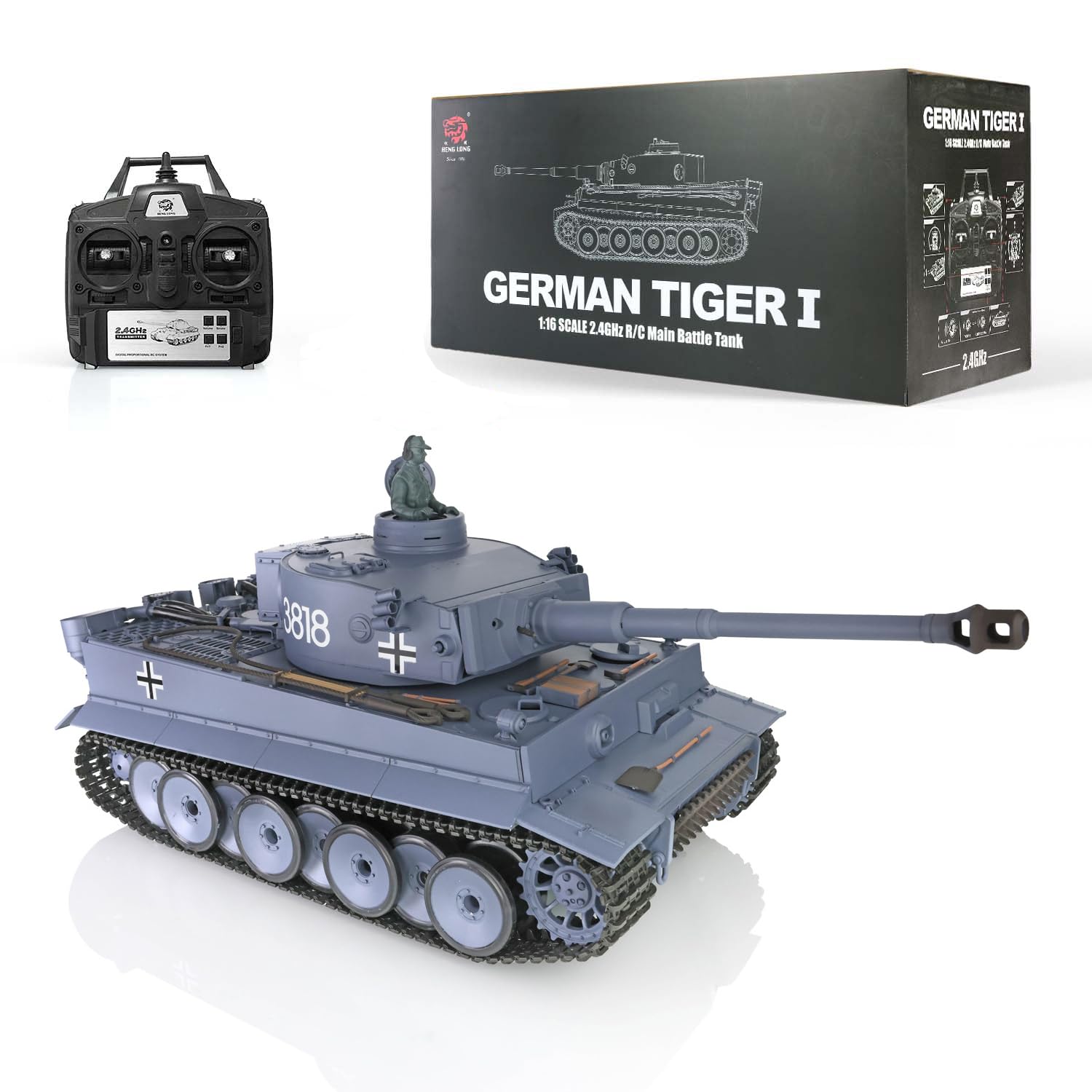 ヘンロン 1/16 タイガー1戦車7.0ver　henglong　3818 Amazon.com: Toucan RC Hobby 2.4Ghz Henglong 1/16 Scale 7.0 Plastic