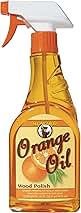 Howard Products Orange Oil Wood Furniture Polish - Revitalize Surfaces with Effective Wood Polish and Cleaner - 16 oz Bottle