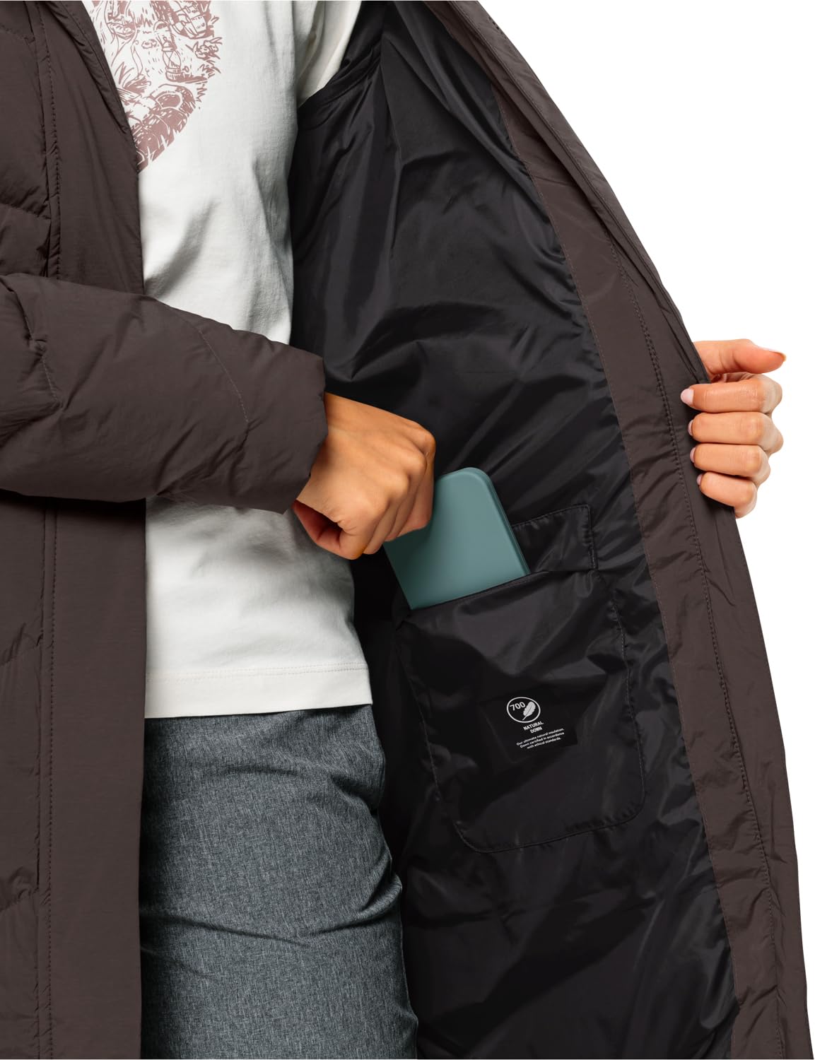 Jack Wolfskin Płaszcz Kobiety Marienplatz Coat W Rds