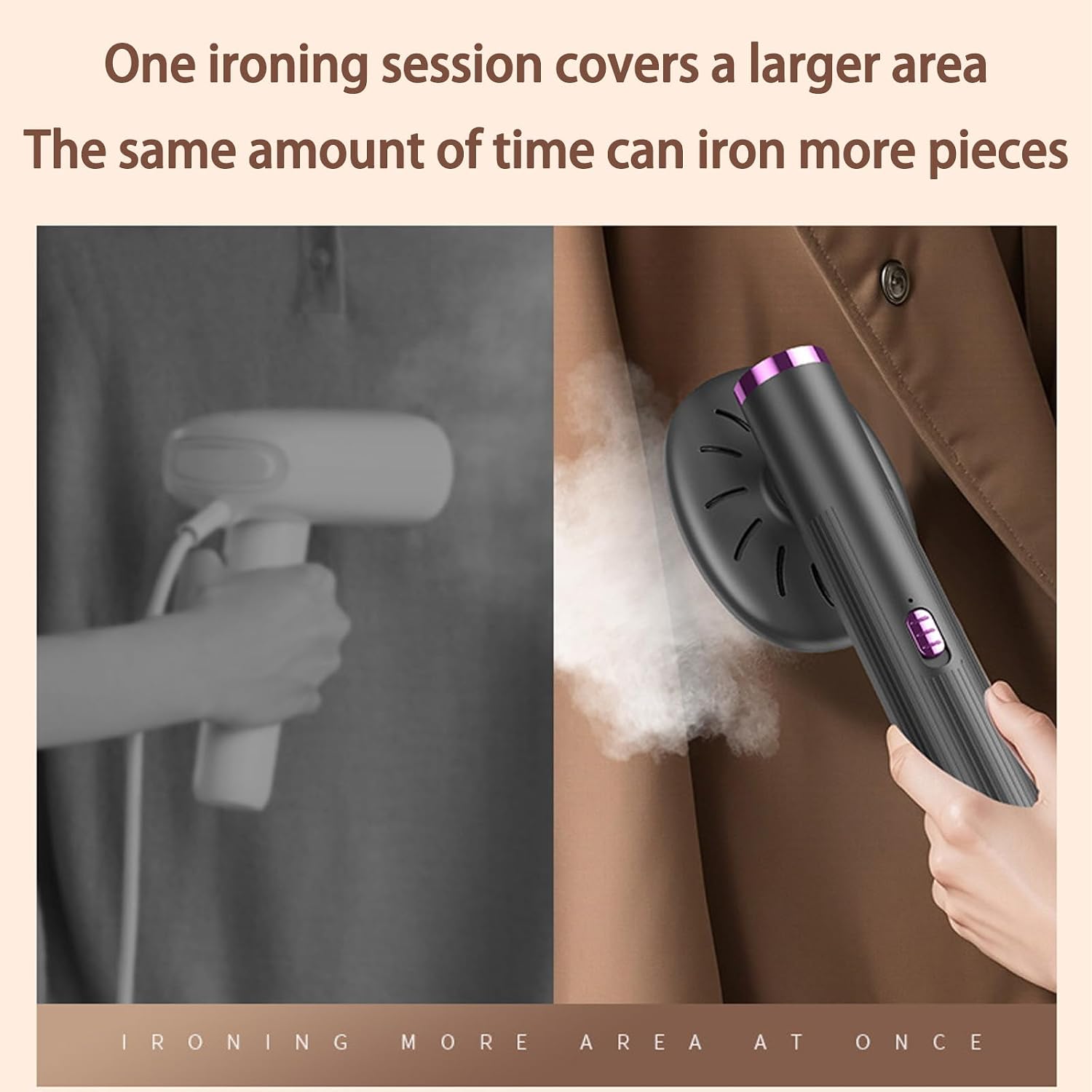 Compact Handheld USB Powered Fast Efficient for Clothing Portable Fabric