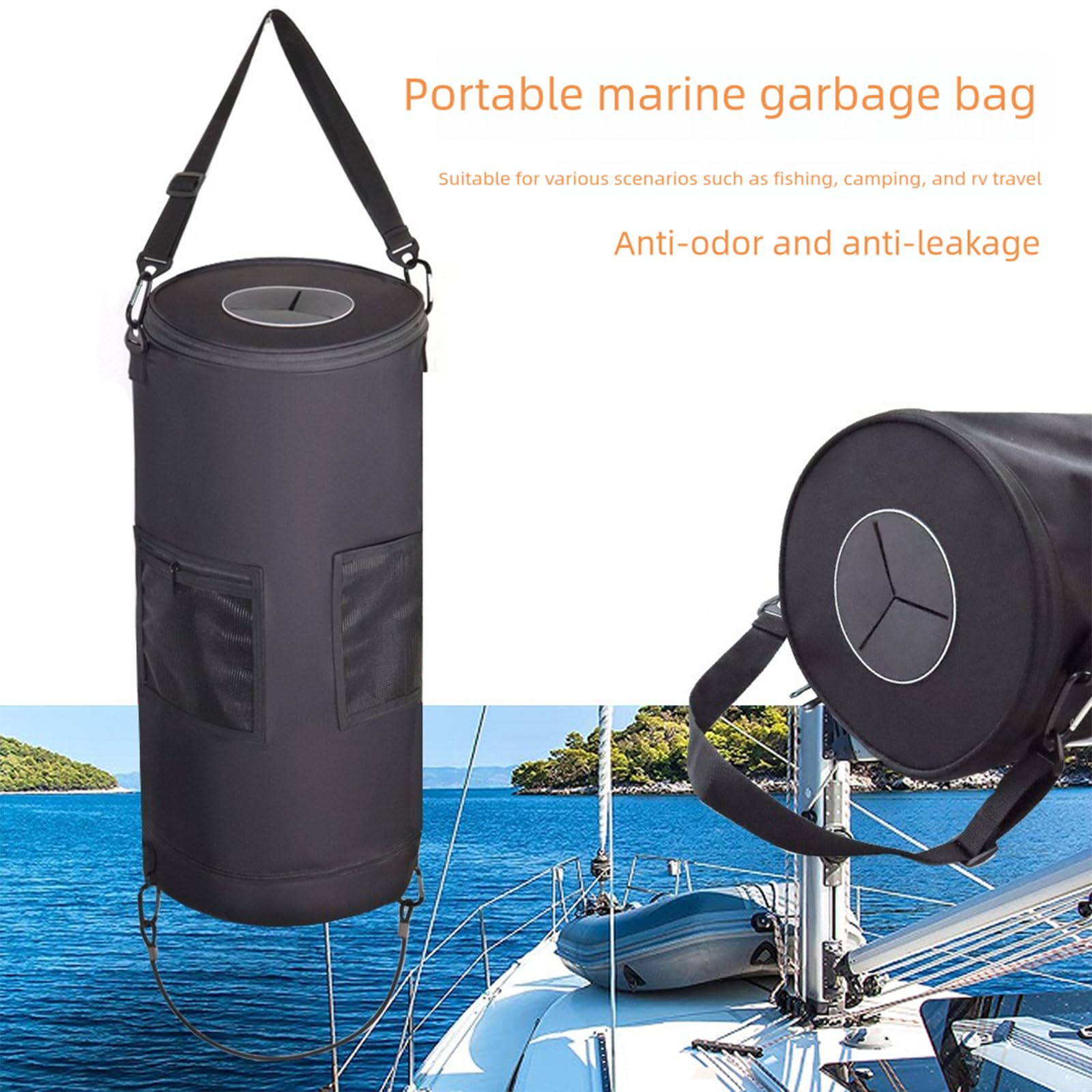 XAGMODSHN Sacchetti impermeabili pieghevoli in tessuto Oxford di tipo pesante, portatile, adatto per spiaggia, escursionismo, avventura, attrezzatura marina