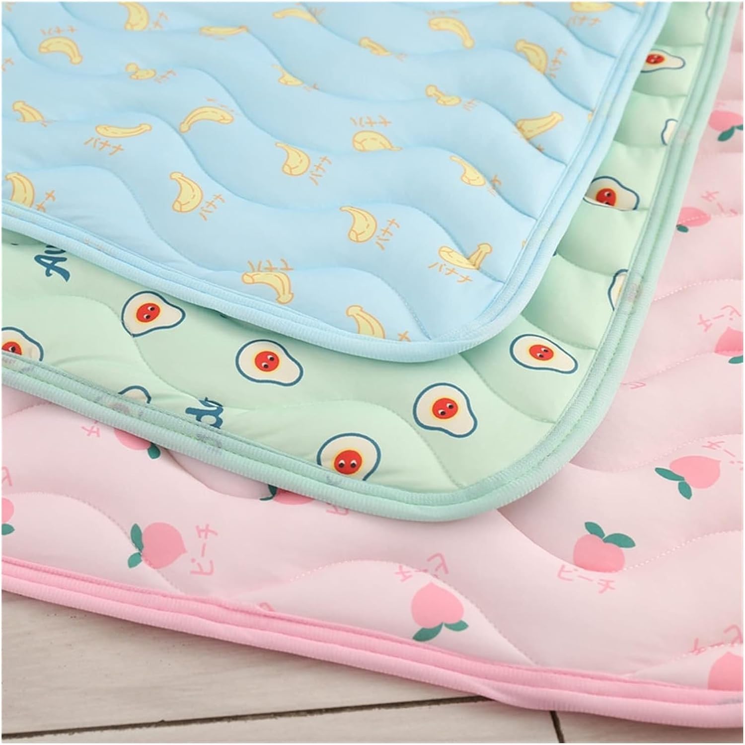 Cat Cooling Mat for Summer - Breathable Ice Silk Pet Pad for Small Dogs & Cats, Reversible Sofa Blanket & Kennel Pad with Non-Slip Bottom(Pink,M)