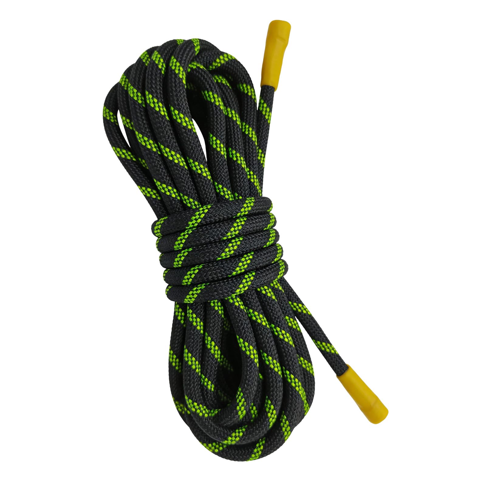 Corda da Arrampicata 8mm Corda Statica da 40m Per Salvataggio Dell'altezza Barca Paracadute Trekking Alpinismo Sport Campeggio UIAA Riflettente Nero