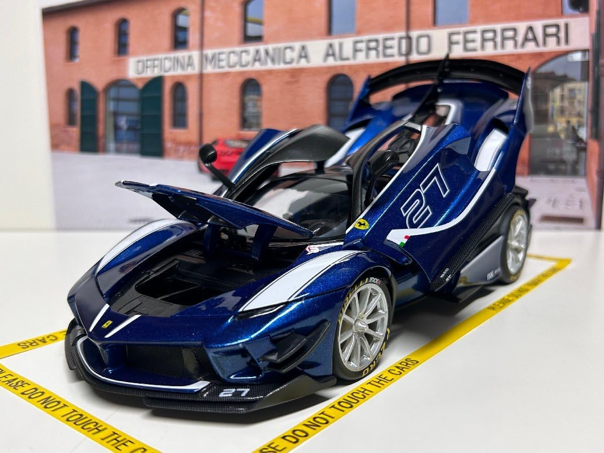 Amazon | Burago 1/18 Ferrari FXX K EVO #27 Blue tour de