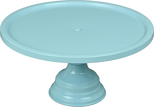 GiftBay Creations - Soporte de metal de hierro hecho a mano con revestimiento de color azul, soporte de metal resistente de calidad profesional de