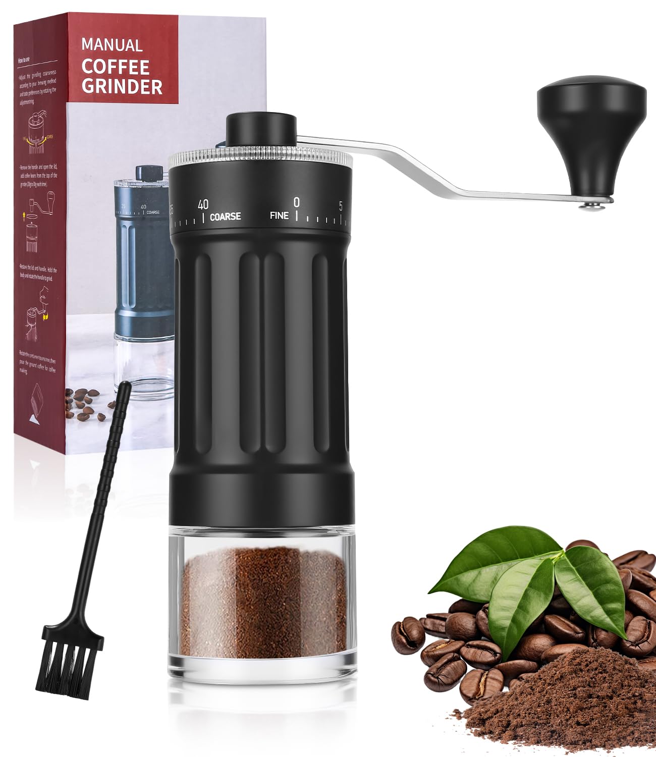 Kaffeemühle Manuell — 40-stufige Verstellbarer