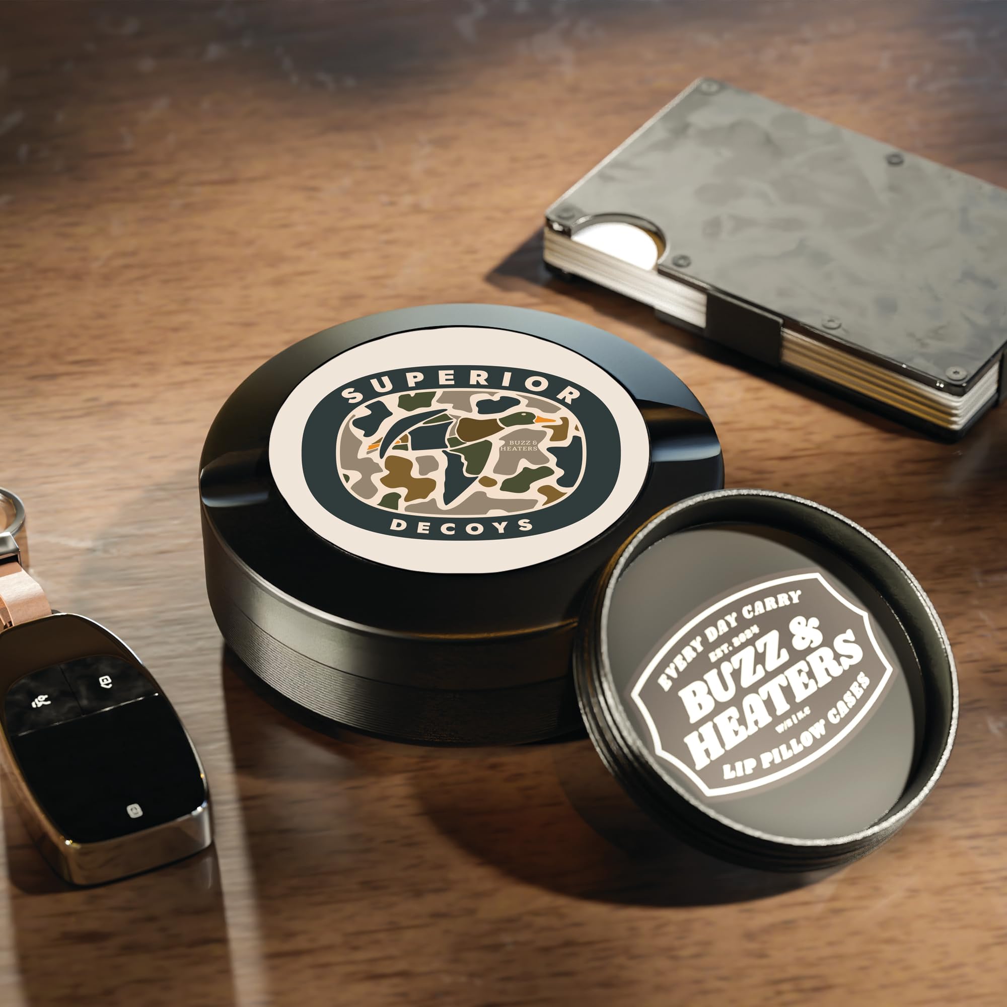 Buzz Heaters Metal Container & Holder - Zyn Pouch Cans - Superior Decoys