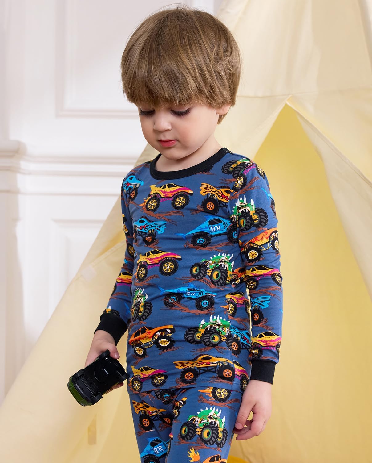 Bamboo Viscose Toddler Pajamas Boys Girls Baby 12M-8Y Pjs Sets Kids 2pcs Snug fit Long-Sleeve Sleepwear - Image 9