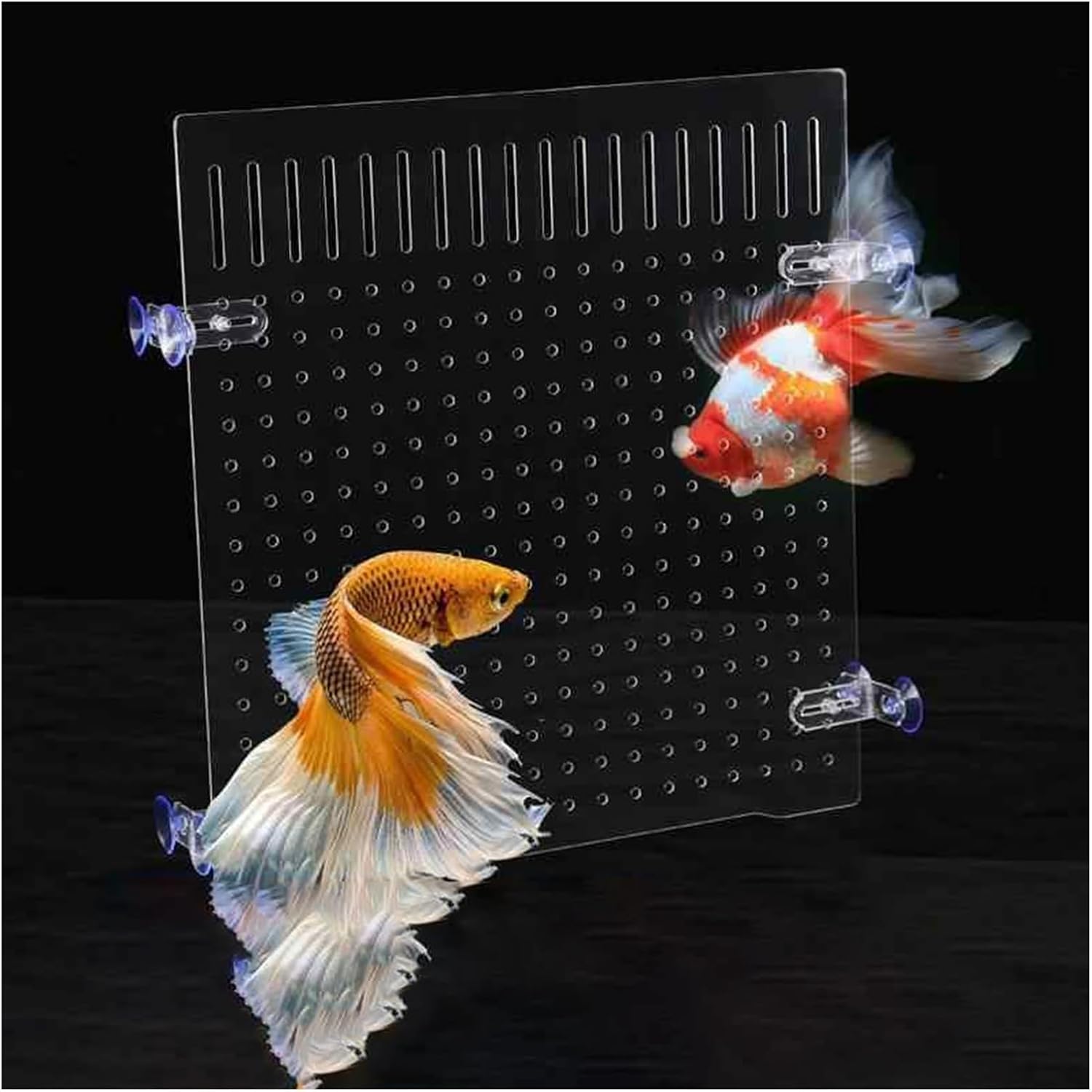 Acrylic Fish Tank Divider, Transparent Aquarium Partition for Optimal Fish Separation, Baffle Plate Cover for Tank Organization (35x65cm/13.7x25.5in)
