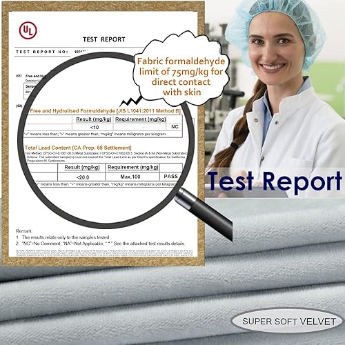 Miniatura 3 de Funda de terciopelo suave para banco de tocador, (15 a 19.5 pulgadas) de largo x (11.8 a 15.7 pulgadas) de ancho, funda de taburete rectangular