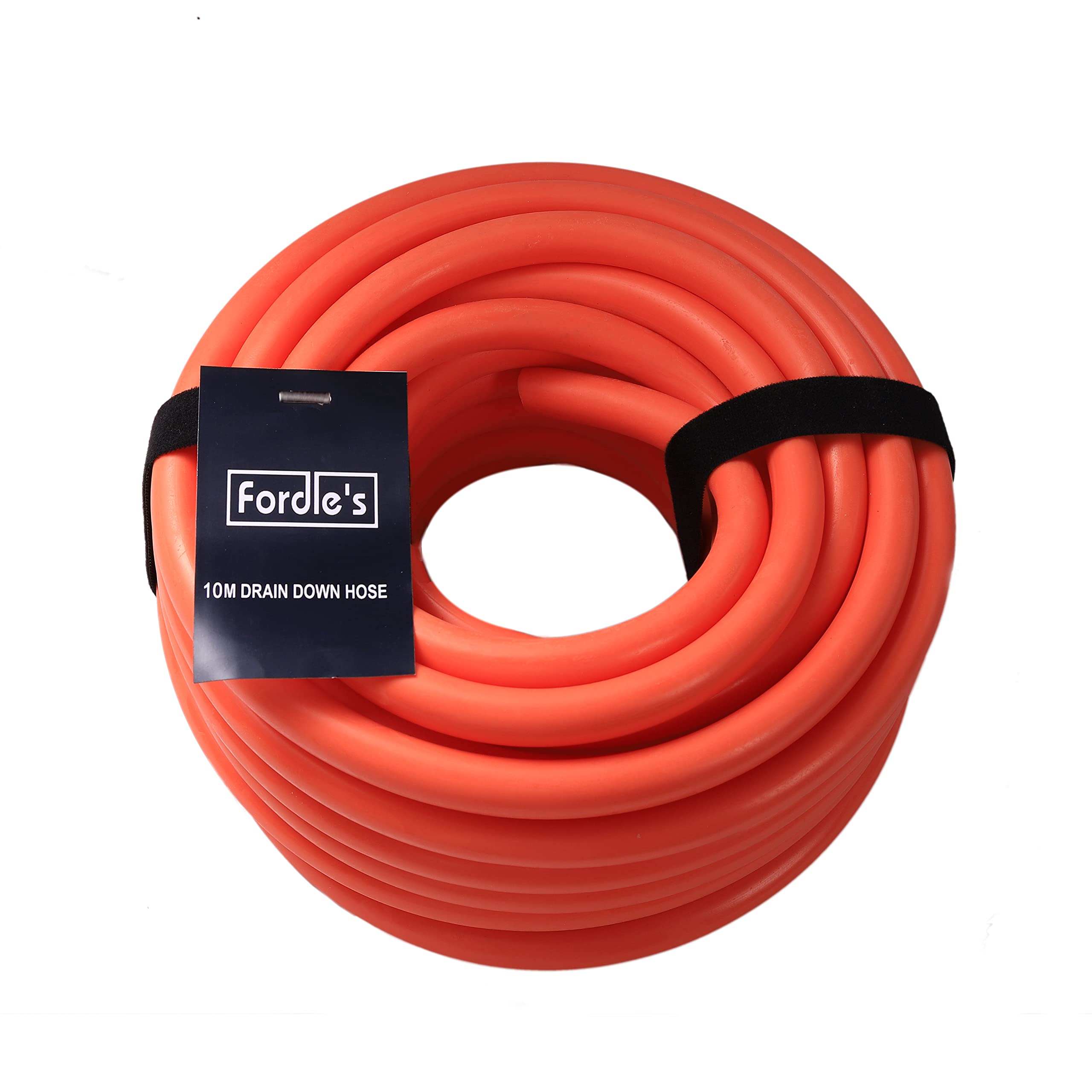 Fordle's 10m Kit Tubo di Scarico Radiatore/Sistem Riscaldamento - Riparazione Manutenzione – Gomma TPU Flessibile con Foro 12 mm – con Chiave di Spurgo, 2 Clip Connettore e 2 Cinghie di Conservazione