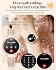 Smartwatch para Mujer con Diamantes, Pantalla TFT de 1.27'', Bluetooth para Contestar/Hacer Llamadas, Monitor de Ritmo Cardíaco y Sueño, 100+ Modos Deportivos, Reloj Inteligente para Android (Dorado) 7