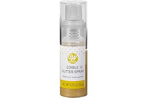 Wilton Edible Gold Glitter Spray: Add Glamorous Shimmer to Your Culinary Creations