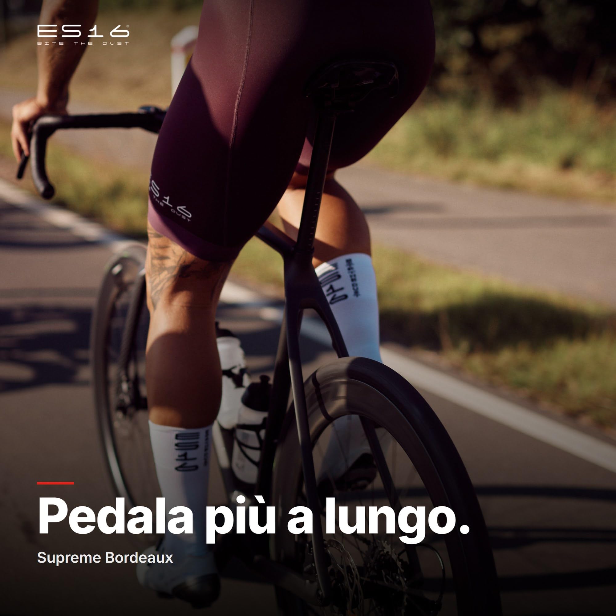 Salopette Uomo | Bib Shorts Premium da Ciclismo con Taglio Race-Fit, Fondello di qualità e Bretelle in Mesh – Traspirante per Uscite Lunghe
