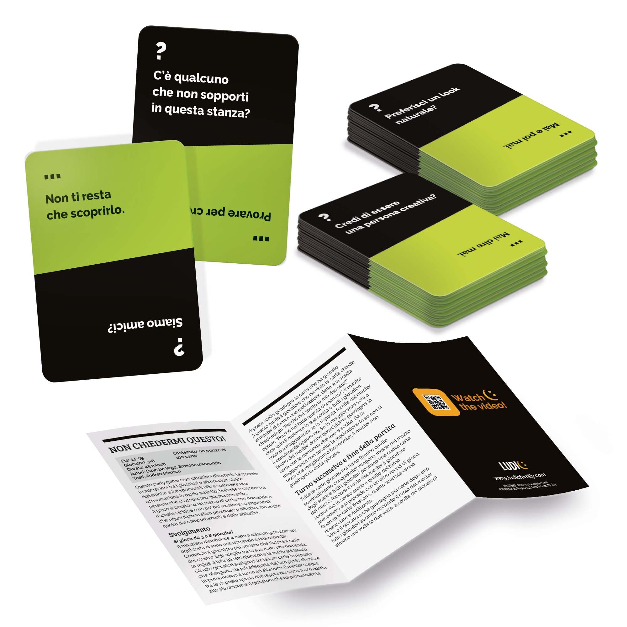 Ludic Don't Ask Me This! The Psychological Question and Answer Game IT58868 Board Game Travel Format for 2-8 Players - Image 4
