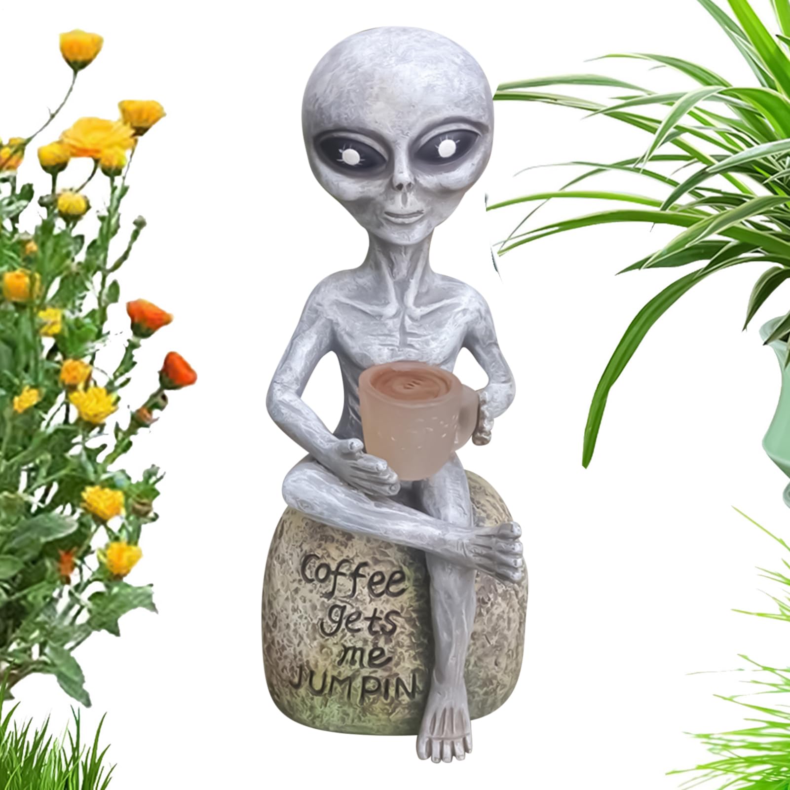 Figurine science-fiction solaire extérieure pour illuminer vos soirées de jardin