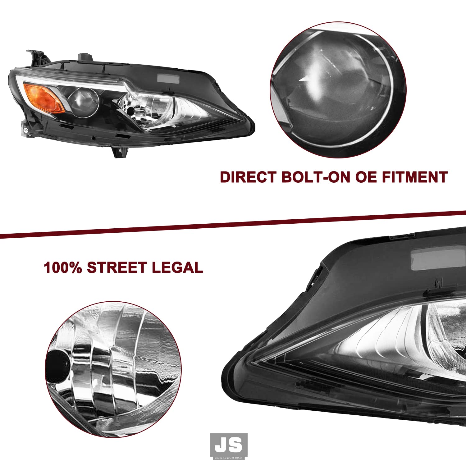 HALOGEN MODEL FOR 19-24 CHEVY MALIBU OE STYLE RIGHT SIDE PROJECTOR HEADLIGHT eBa HALOGEN MODEL FOR 19-24 CHEVY MALIBU OE STYLE RIGHT SIDE PROJECTOR HEADLIGHT eBa