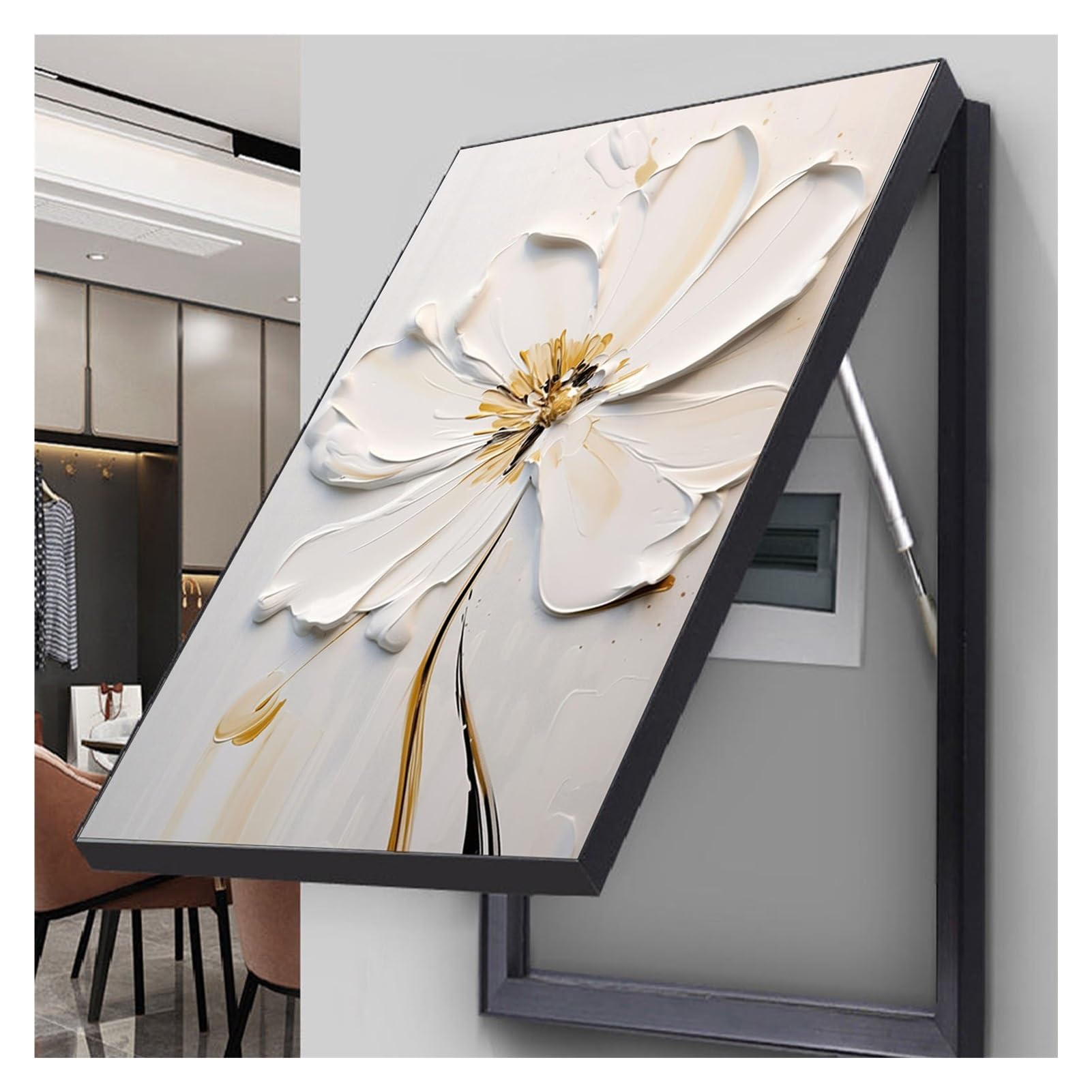 Nascondere Elettrico Scatola Contatore Montanti Idraulici Coprire Scatola Fusibili Quadro Decorativo Contatore Corridoio Pranzo(C,40x50cm)
