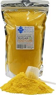 Baking Beauty and Beyond Premium Candy Floss Sugar 400g - Honeycomb Flavour