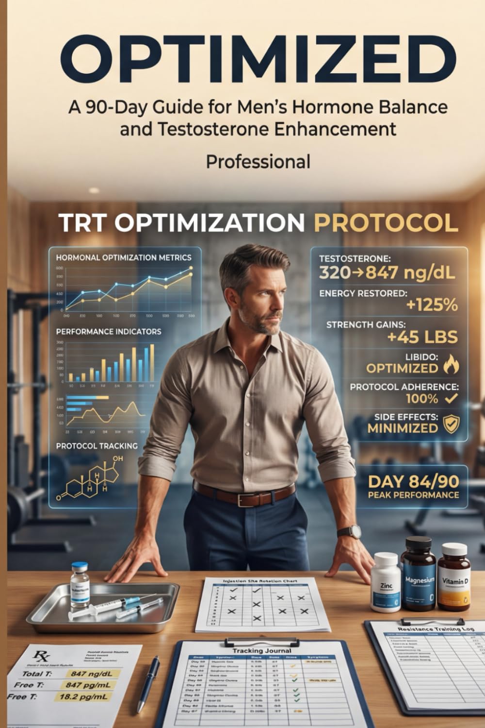 OPTIMIZED: A 90-Day Guide for Men’s Hormone Balance and Testosterone Enhancement