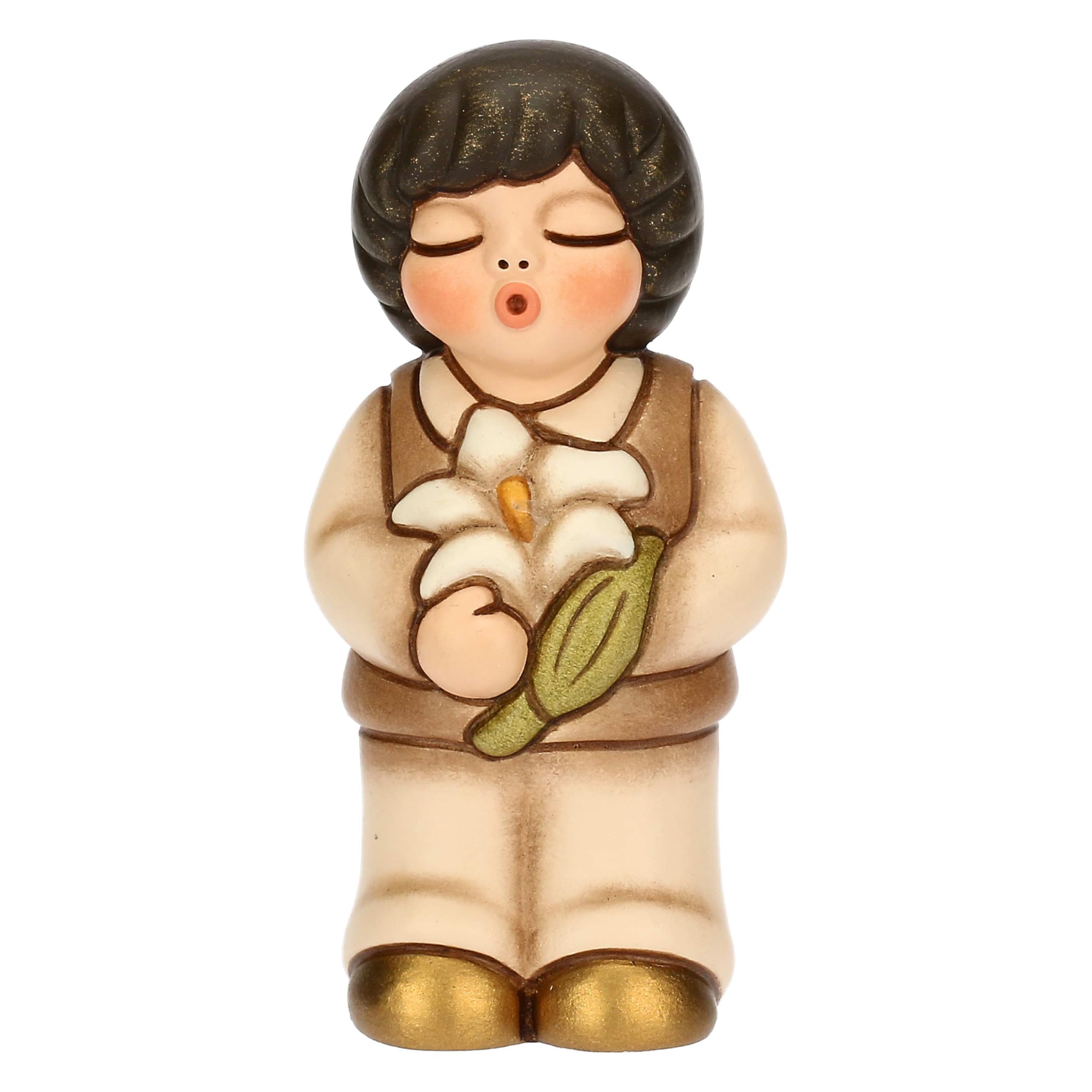 THUN - Baby with Lily - Ceramic - Favour Collection - 3.5 x 3 x 7 cm
