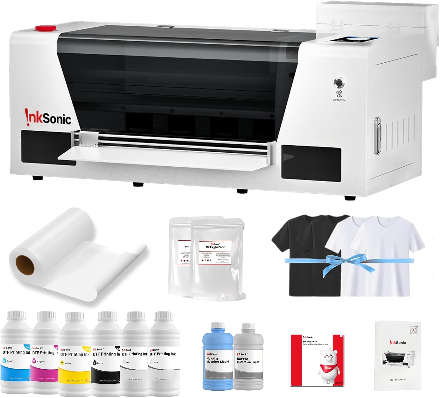 InkSonic H13 Fast A3+ DTF T-Shirt Printer
