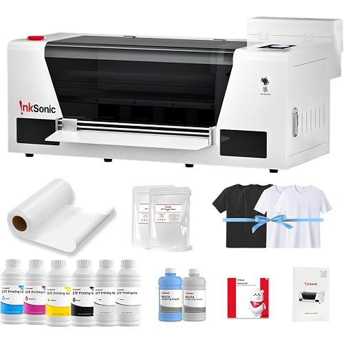 A3+ DTF Printer with F1080 Anti-Clog Printhead, 14" T-Shirt Printer Machine Bundle with Laptop & Supply, 2X Faster Than L1800/R1390, 2026 Upgraded H13 with CISS & 24/7 Auto Maintenance