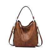 Hobo Crossbody Bags for Women Designer Faux Leather Hobo Handbags Retro Large Size Shoulder Bag Bucket Purse