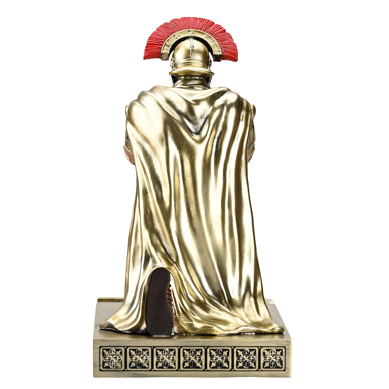 Centurion Cloak Warrior Knight Stifthalter, Handy-Ständer, Schreibtisch-Organizer und Zubehör als Geschenk für Büro und Zuhause (Bronze)