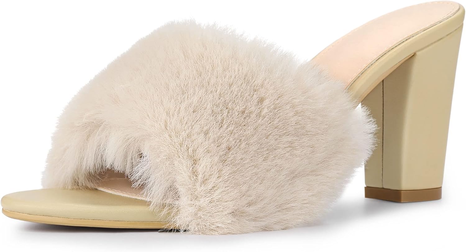 fur slip on