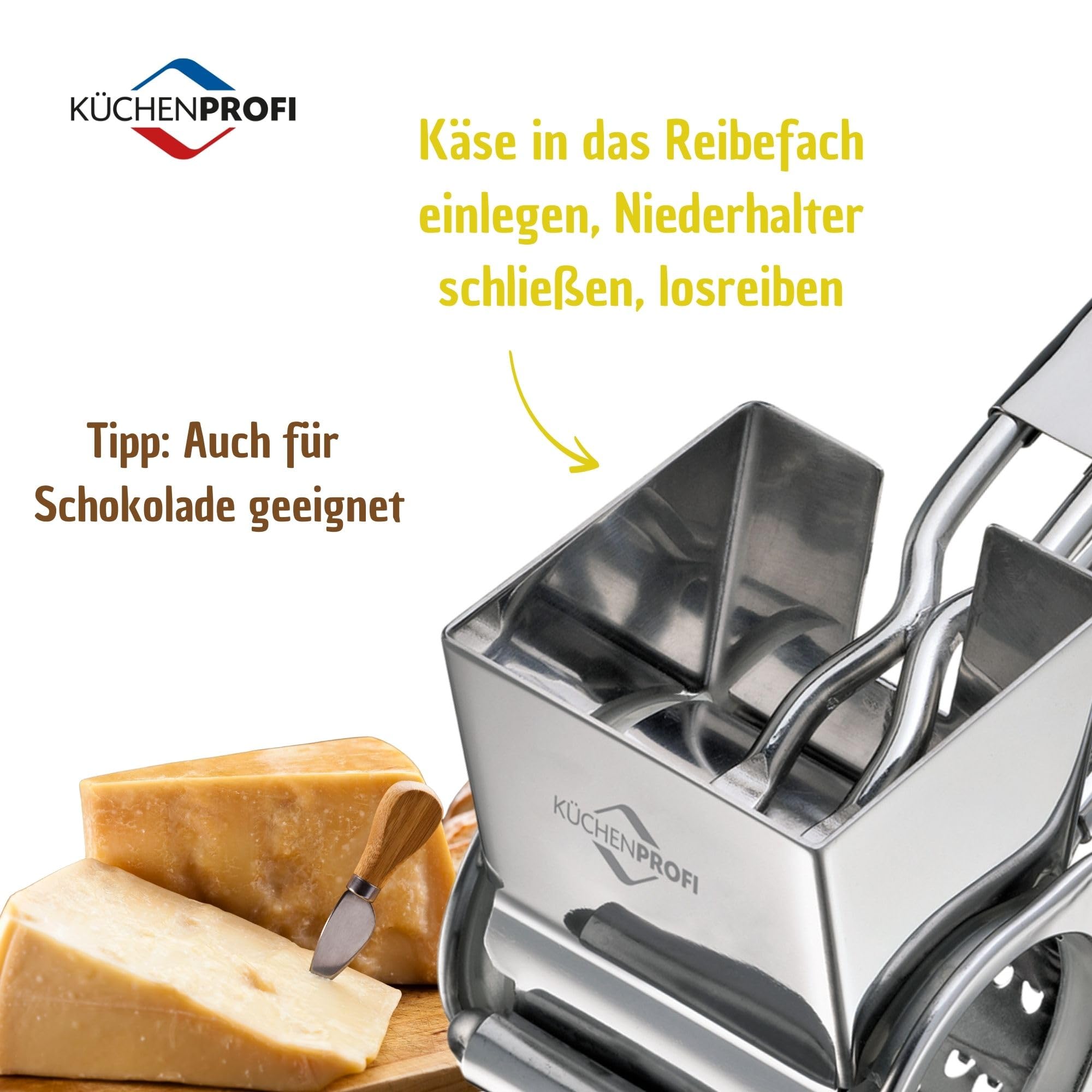 Kitchen Craft Master Class Mandoline Set Grattugia in Acciaio (7 lame