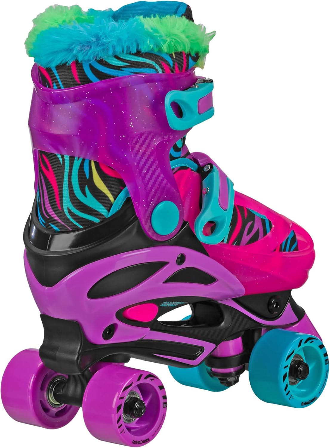 Roller Derby Falcon 2-in-1 Combo Quad and Inline Skates for Kids, Adjustable Sizing