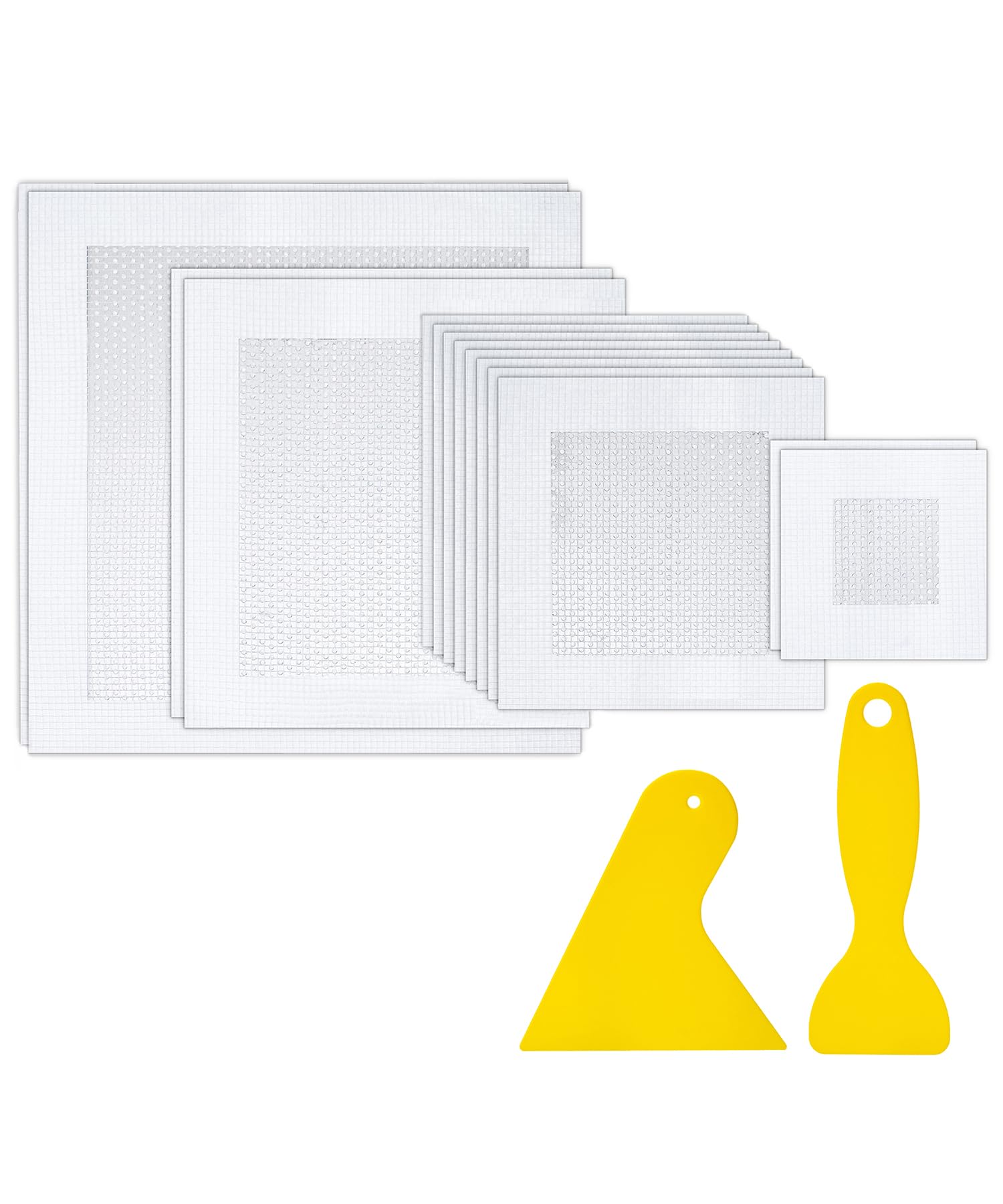 Photo 1 of Bates- Drywall Repair Kit, 16 pcs, 2/4/6/8 inch, Dry Wall Patch Kits, Plaster Wall Repair Patch Kit, Wall Patch Repair Kit, Drywall Hole Patch, Wall Hole Repair Kit, Drywall Patch Hole