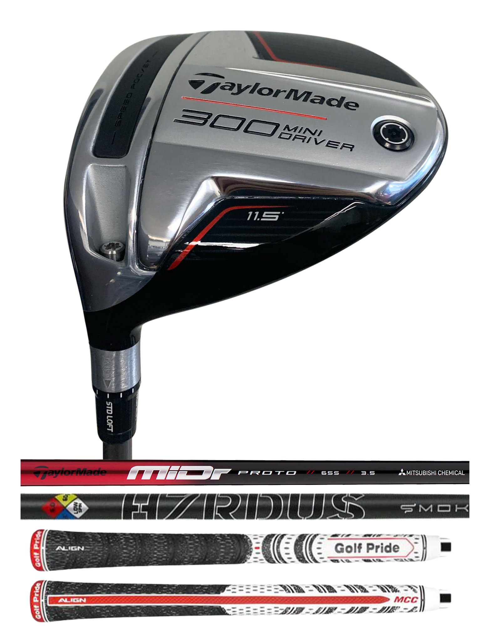 TaylorMade 300 Mini D 11.5度　シャフト2本 TaylorMade 300 ミニドライバー11.5度シャフト2本セット