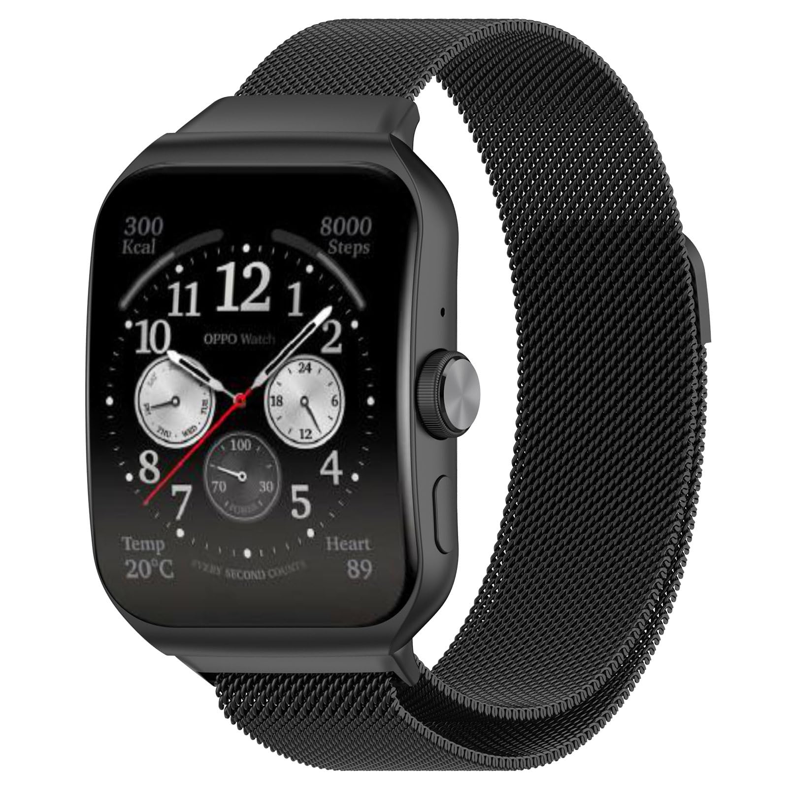 Pour bracelet de montre OPPO pour montre OPPO 1 bracelet en acier magnétique en maille 41mm 46mm bracelet de montre