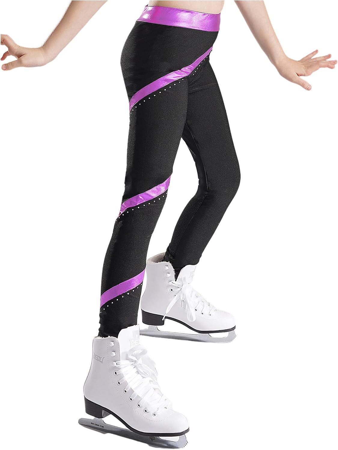 DINORMIN Athletic Leggings Set for Girls Sports Tracksuit 2 Piece Dance Outfit Training Suit Activewear Set