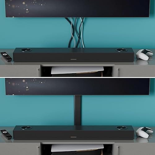 Miniatura 5 de D-Line Ocultador de cable para montaje en pared para TV, cables de TV montados, cubiertas de alambre, cubierta autoadhesiva para cables, pintable,