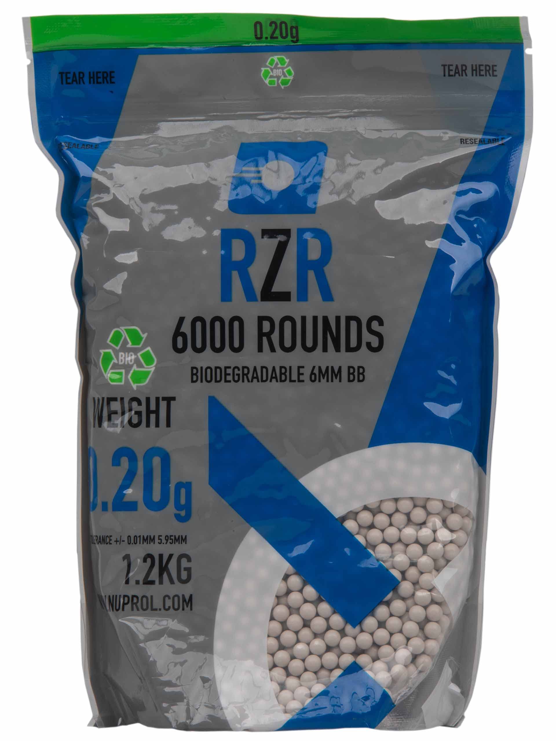 NUPROL RZR Precision BIO BB 0.20g x 6000rnd, White