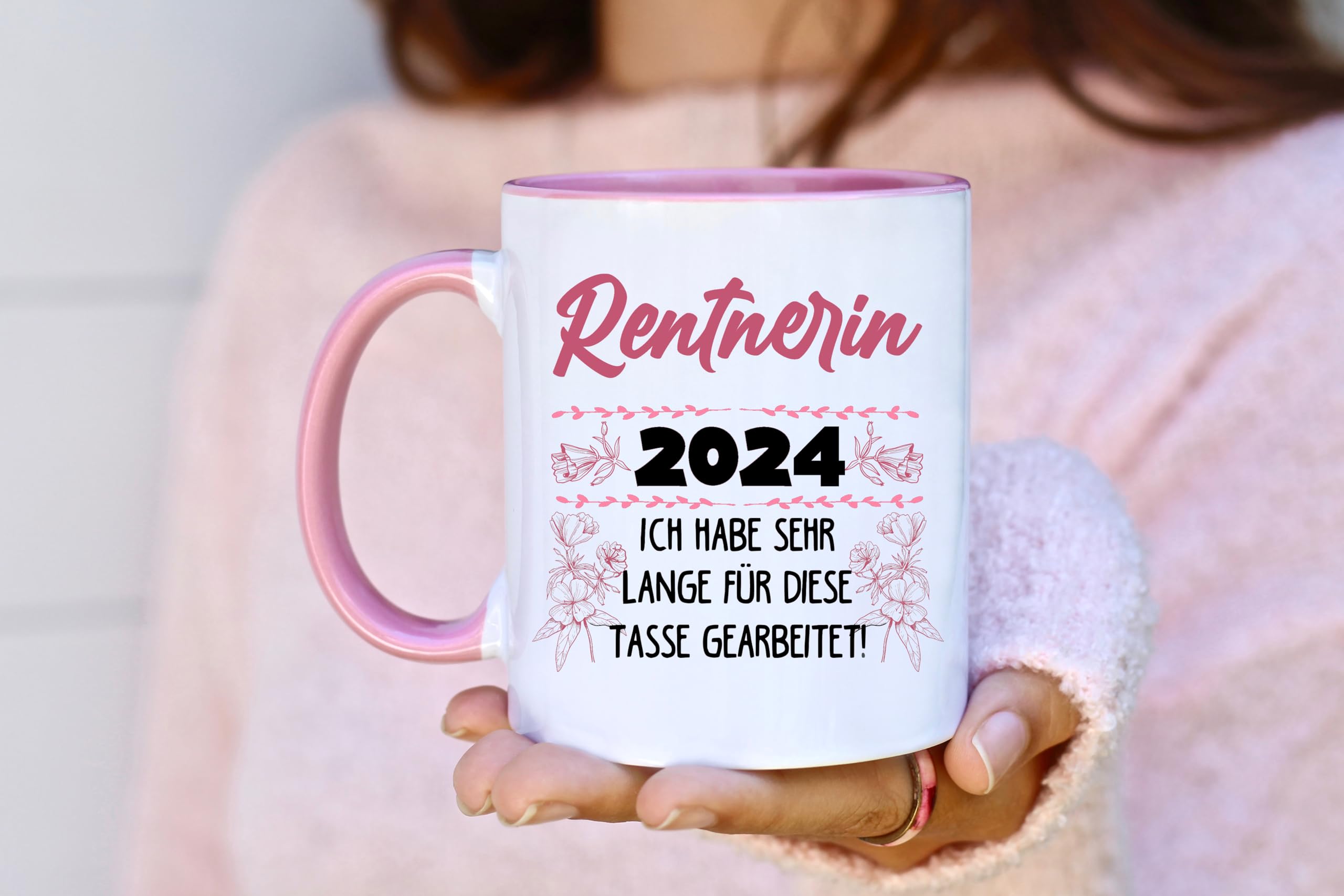 RAHMENLOS Tazza Da Colazione 'Bin Im Pensionato' – Regalo Per Pensionati In Confezione Regalo