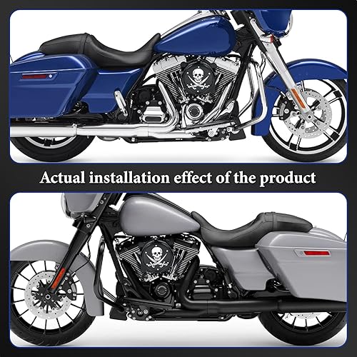 Miniatura 6 de Citanigo Kit de sistema de admisión de filtro de aire para motocicleta compatible con Harley Touring Road King Street Glide 2008-2016 Softtail