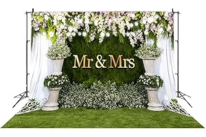 Exquisite 10x7ft Wedding Backdrop: An Elegant Canvas for Unforgettable Moments