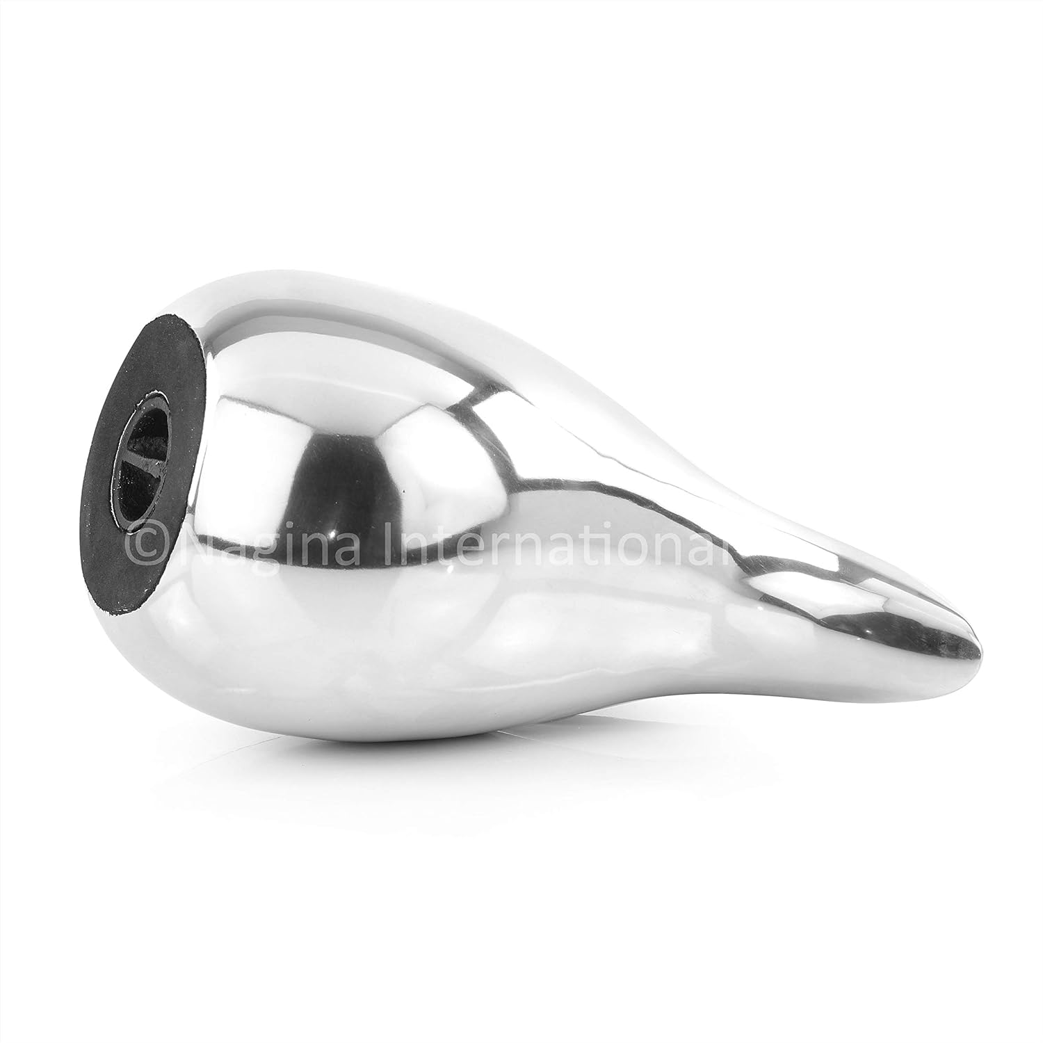 Teardrop Aluminum Funeral Ashes Urn for Adults and Pets | Cremation Metal Storage with Lid | Cremated Human Ash Remains Beautiful Design Urns (Nickel)