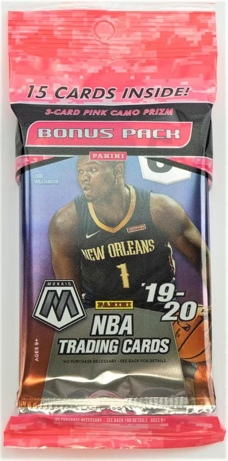 2019-20 Panini Mosaic Cello Pack (15 Cards/Pack)