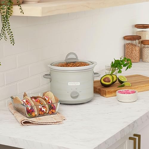 Miniatura 6 de Crock-Pot Manual Design Series - Olla de cocción lenta de 3 cuartos de galón con 3 ajustes de cocción, extraíble para lavavajillas y horno de