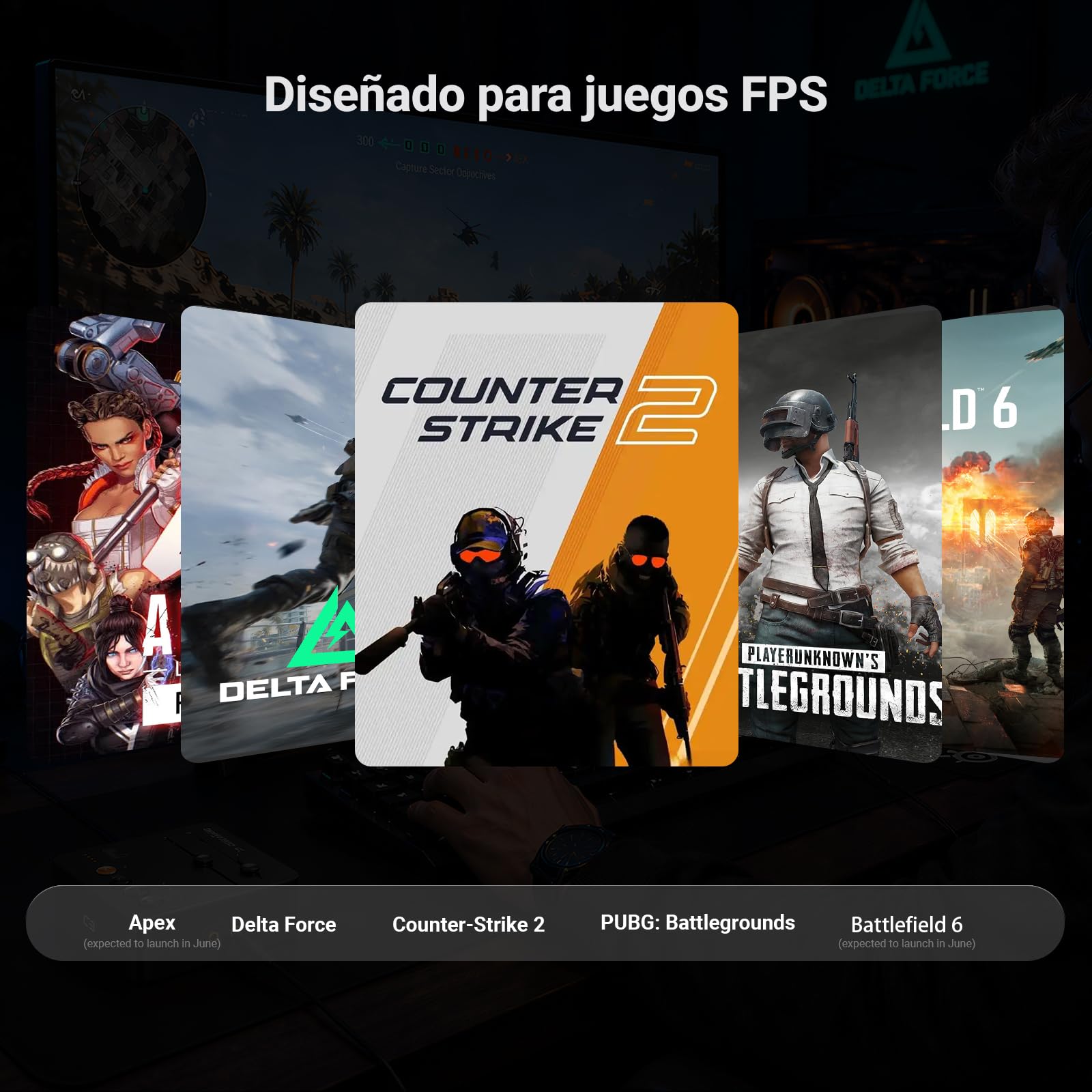Fosi Audio C3 Gaming DAC, Tarjeta de Sonido/Sound Card USB Externa con Footstep Enhancement y 7.1 Surround Mic con Cancelacion de Ruido para FPS Gaming, XMOS Hi-Fi PCM 384kHz/DSD256 para PC/PS5/Switch