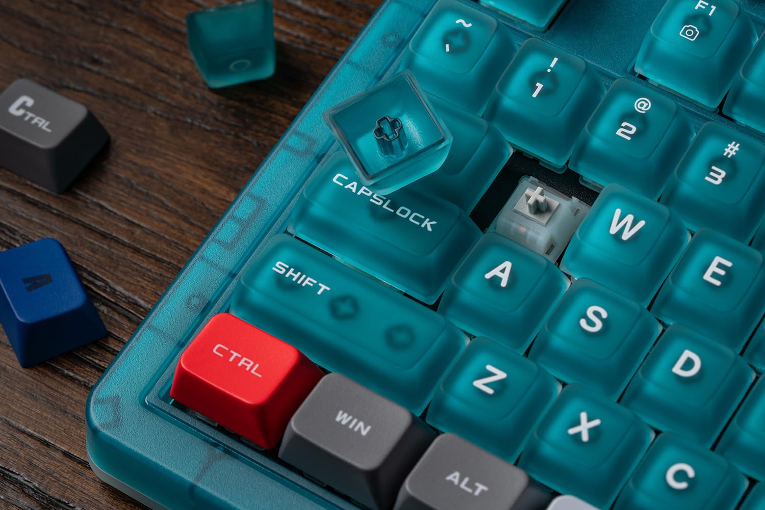8BitDo Retro 87 Mechanical Keyboard, Hot Swappable Wireless Gaming Keyboard with RGB Backlight, Bluetooth/2.4G/USB-C, Linear Switches, QWERTY ANSI US Layout