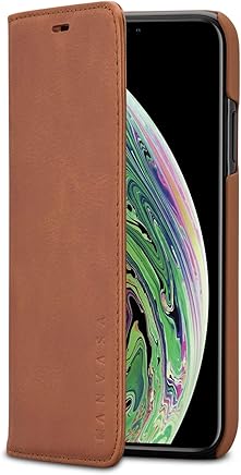 KANVASA Funda iPhone XR Tipo Libro Piel Marr?n Case Cover Carcasa Plegable Cartera Pro en Piel Aut?ntica Premium para Apple iPhone XR / 10R Original - Ultrafina con Cierre Magn?tico KANVASA Funda iPhone XR Tipo Libro Piel Marr?n Case Cover Carcasa Plegable Cartera Pro en Piel Aut?ntica Premium para Apple iPhone XR / 10R Original - Ultrafina con Cierre Magn?tico