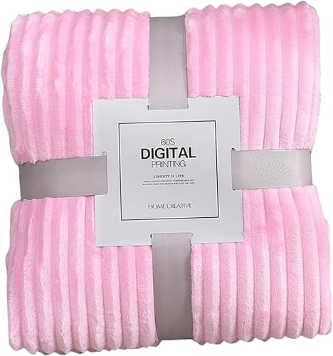 Manta de forro polar, ligera, suave, adecuada para abrazar y para cama, sofá, campamento y viajes