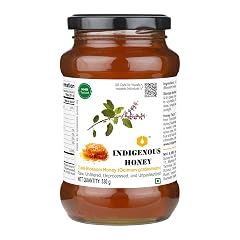 INDIGENOUS HONEY Tulsi Basil Honey Raw Natural Pure Unprocessed NMR Tested Unpasteurized Unheated 530g Glass Jar Pack of 1